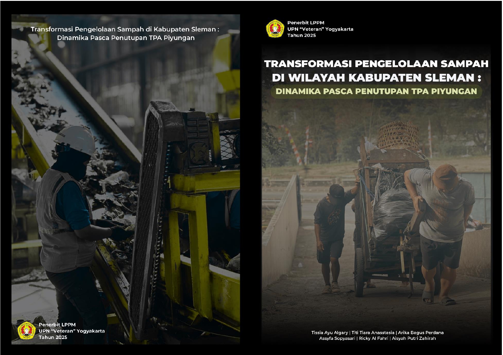 Cover Buku Transformasi Pengelolaan Sampah di Kabupaten Sleman: Dinamika Pasca Penutupan TPA Piyungan