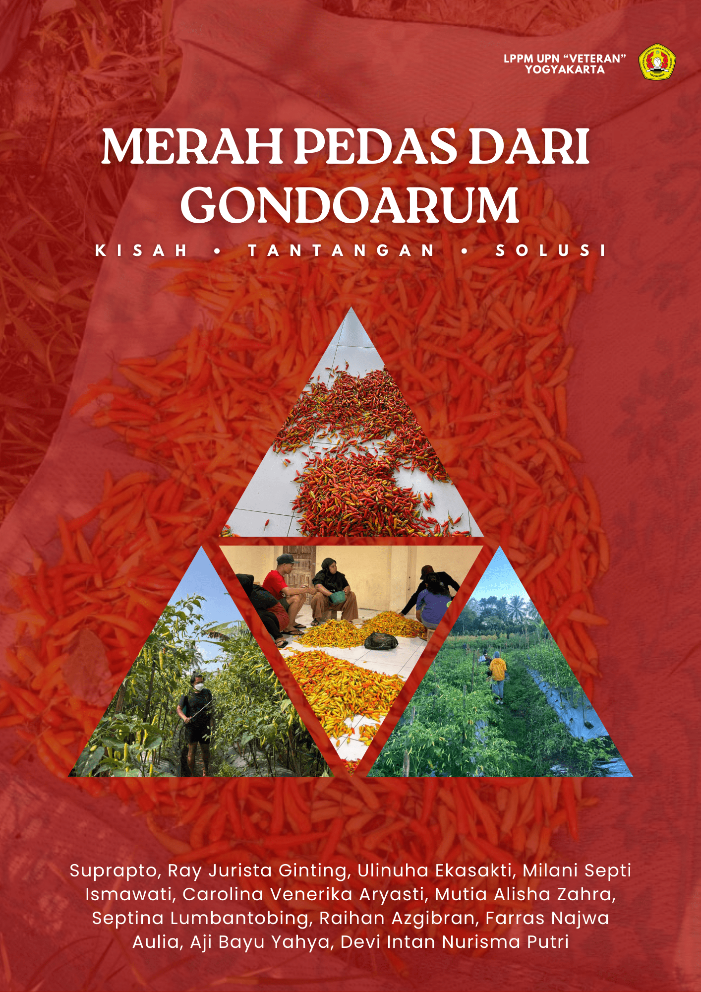 Cover Buku Merah Pedas Dari Gondoarum Kisah · Tantangan · Solusi