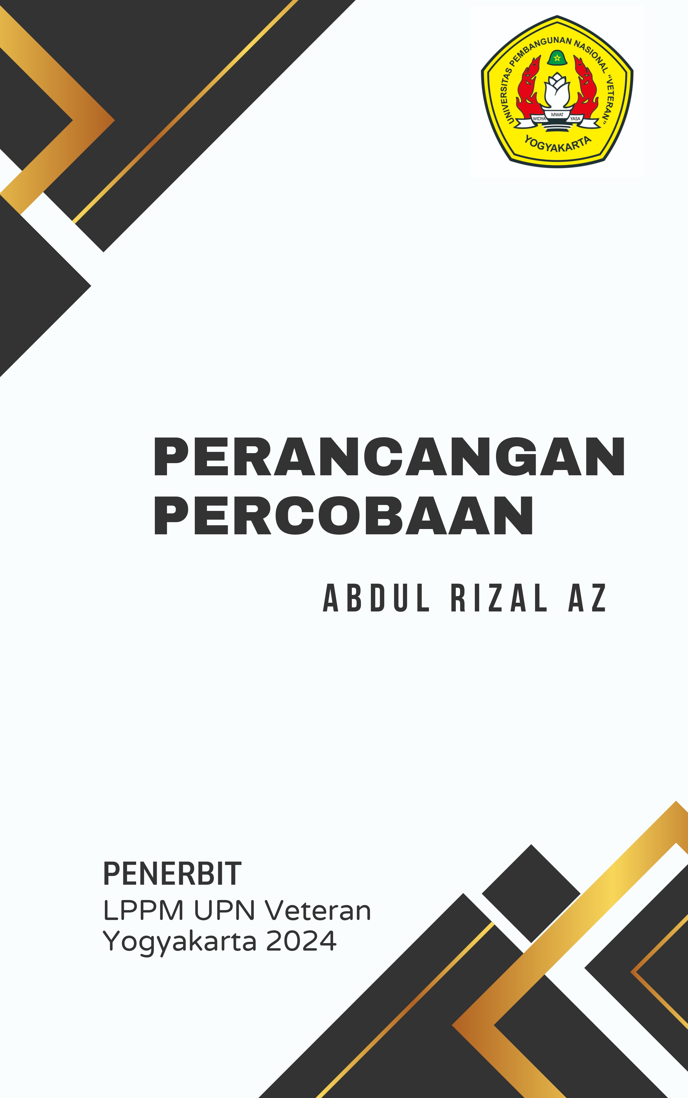 Cover Buku PERANCANGAN PERCOBAAN