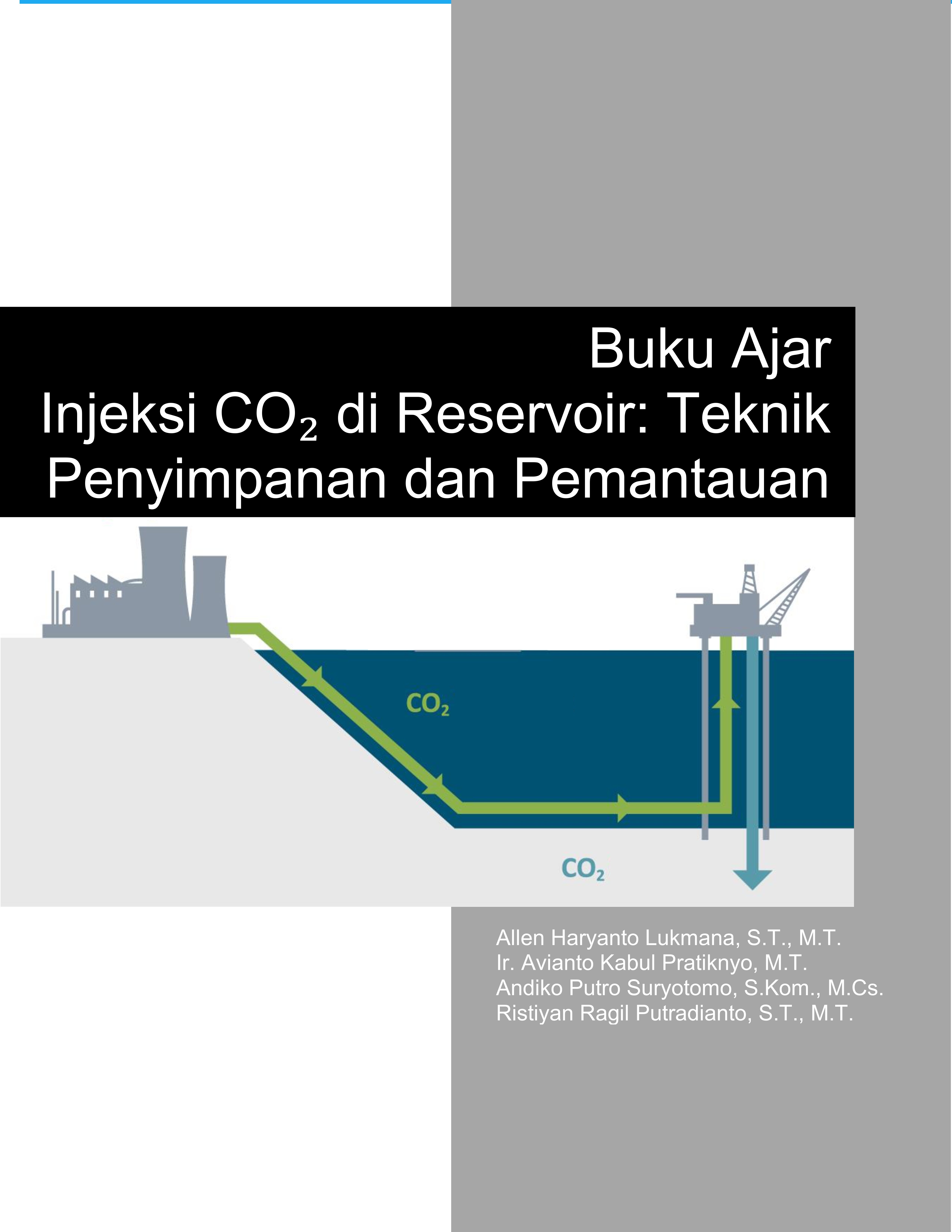 Cover Buku Injeksi CO? di Reservoir: Teknik Penyimpanan dan Pemantauan