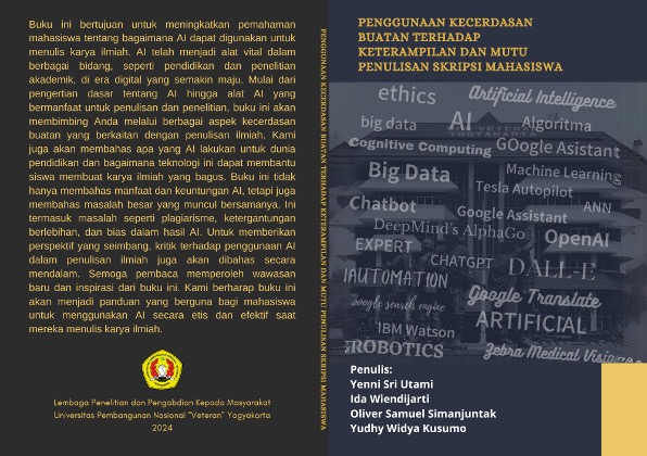 Cover Buku Penggunaan Kecerdasan Buatan Terhadap Ketrampilan Dan Mutu Penulisan Skripsi Mahasiswa