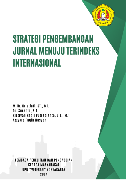 Cover Buku Strategi Pengembangan Jurnal Menuju Terindeks Internasional