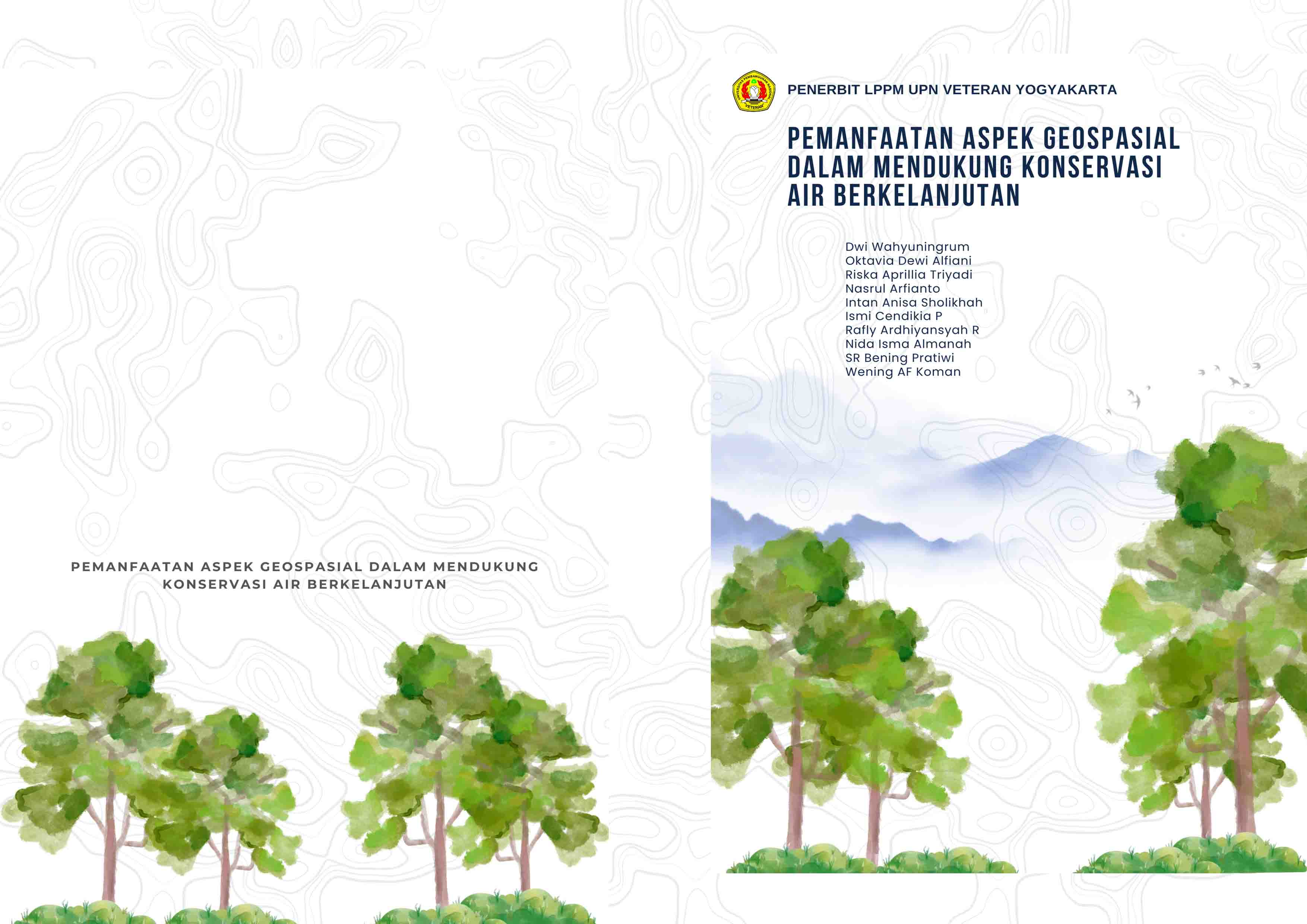 Cover Buku Pemanfaatan Aspek Geospasial Dalam Mendukung Konservasi Air Berkelanjutan