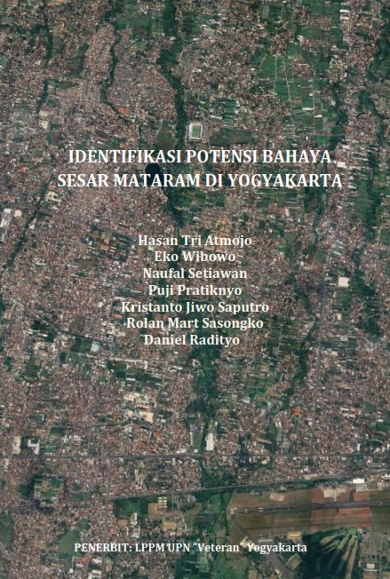 Cover Buku Identifikasi Potensi Bahaya Sesar Mataram di Yogyakarta