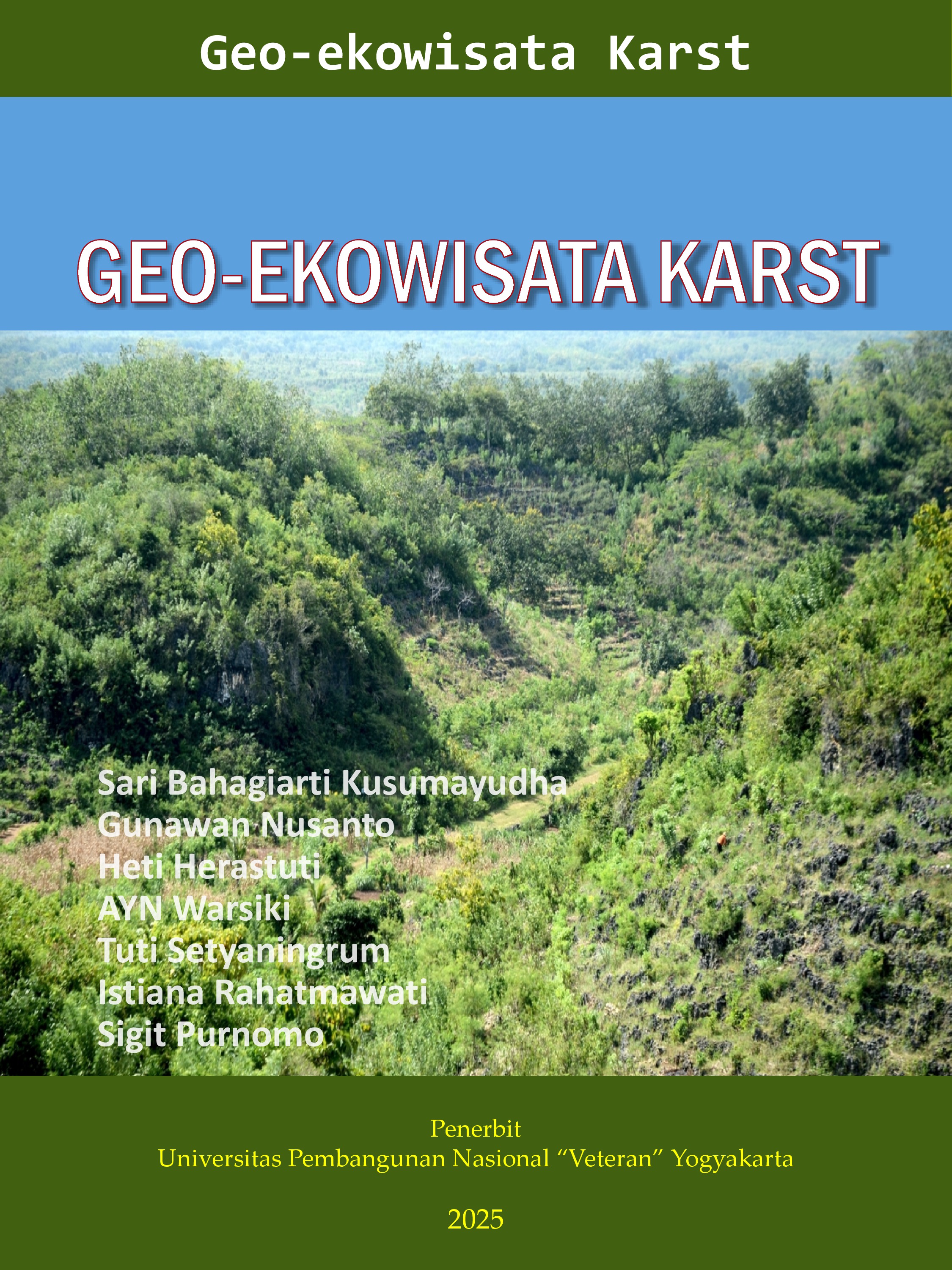 Cover Buku Geo-ekowisata Karst